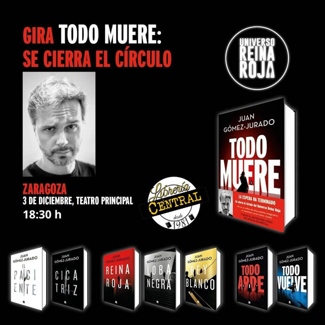 Juan Gómez Jurado presenta su novela 'Todo muere'